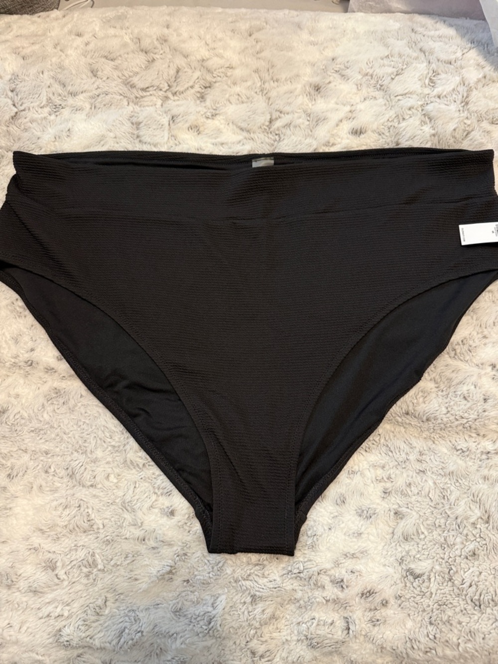 Black High Waisted Bikini Bottom
